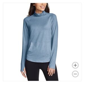 Eddie Bauer Ladies' Funnel Neck Long Sleeve Top. NEW WITH TAGS.